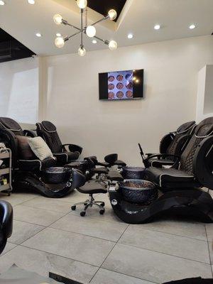 Pedicure area