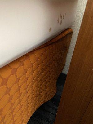 Stains on mattress