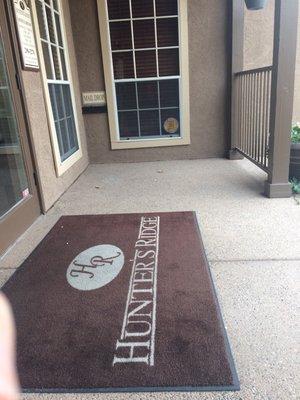 Front office/Welcome mat