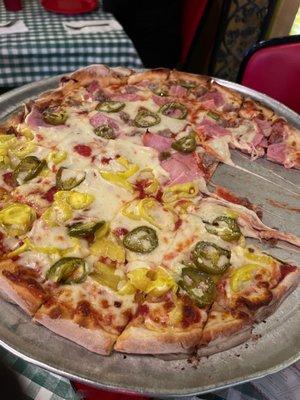 Added Items Pizza Green Peppers Sausage Beef Topping Ham Jalapenos Banana Peppers Sausage Ham