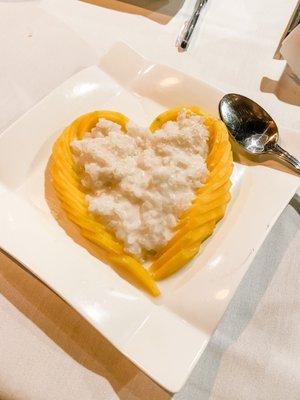 Mango sticky rice (not on menu)