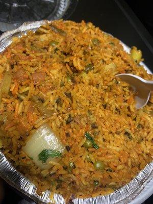 Veggie biryani