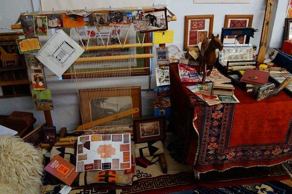 Navajo loom in our training center for weaving demo's....