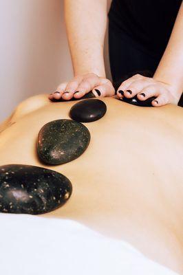 Now that it's getting cold book a hot stone massage!