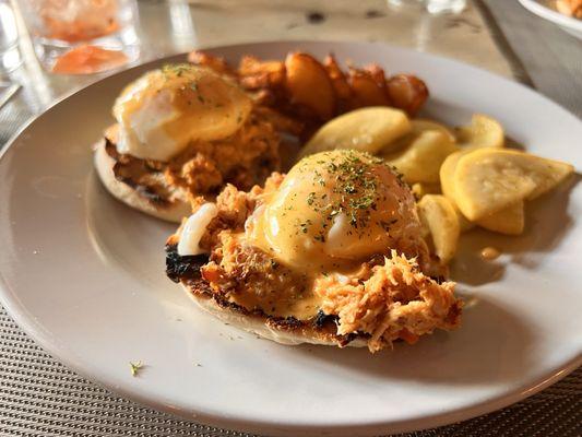 Piri Piri Chicken Benedict Brunch