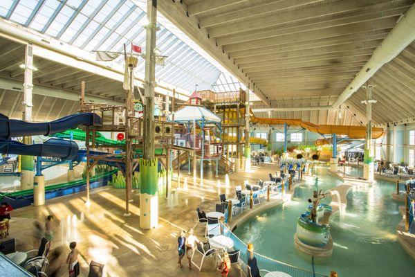 Indoor waterpark is 84 degrees year round