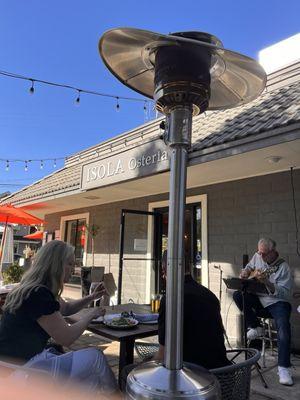 Nice day to sit in the patio with a little music