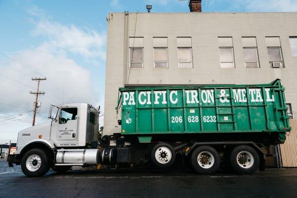 Our fleet of trucks is roaming Western Washington and bringing back scrap metal. See if you can spot us on the road.