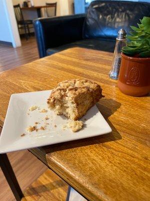 Apple cinnamon scone