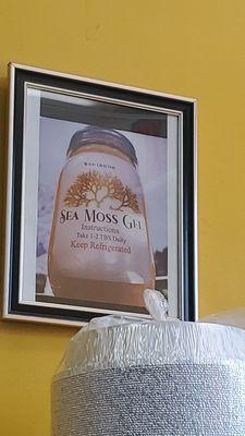 Sea Moss Gell.. Very popular with in the smoothie community.