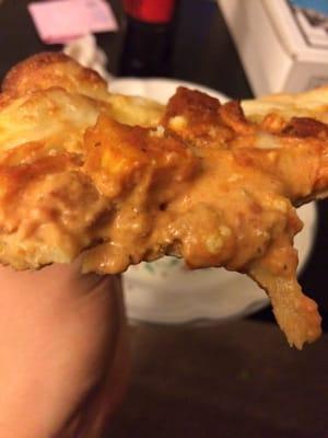 Chicken a la vodka pizza- slap yo mama good