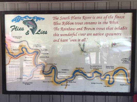 Flies and Lies has this useful map of the South Platte River.