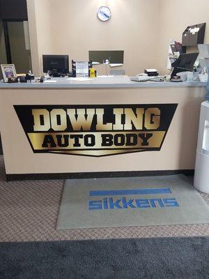 Dowling Auto Body office