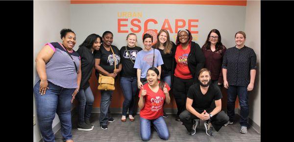 Thank you Urban Escape Games for an awesome time!