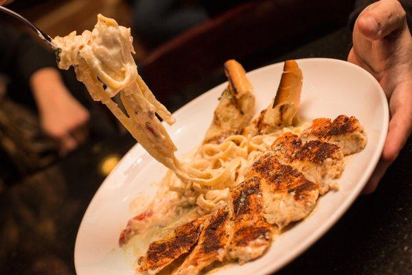 Blackened Chicken Alfredo