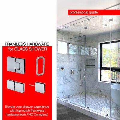 Elevate your shower experience with top-notch frameless hardware from FHC Company!
#FramelessHardware #LuxuryShowerExperience