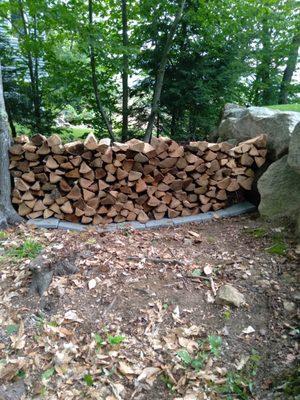 Firewood Stacking Bartlett NH