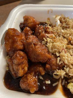 General Tso's lunch special $11.95