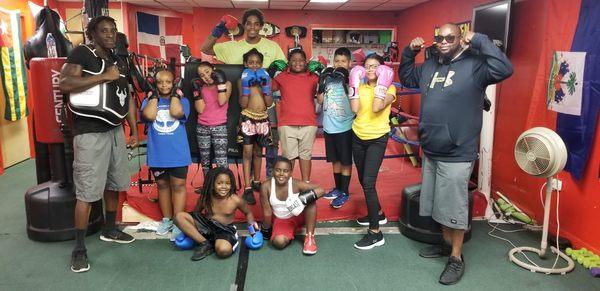 Our youth anti bully boxing self defense program