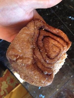 Whole grain cinnamon roll! Unique and amazing! My new all time favorite!!