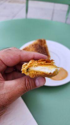 Cheese and Jalapeño Empanada