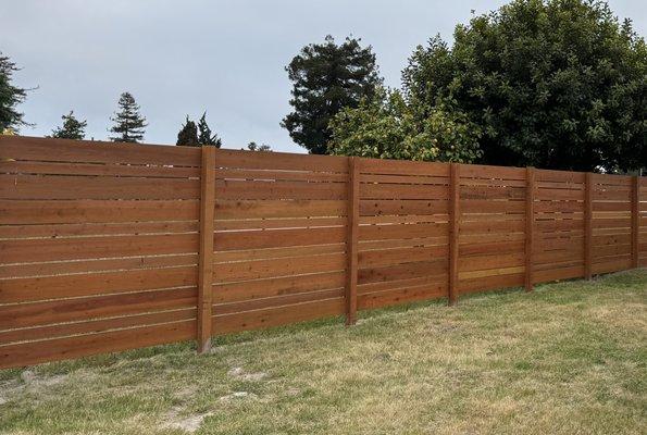 1x8x6' S4S pickets delivered by Redwood Fence Supply