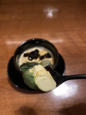 Matcha pudding