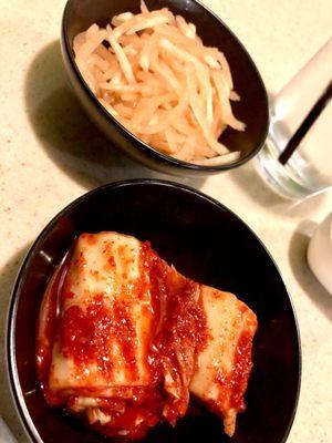 Gotta have the Kim Chee and the daikon