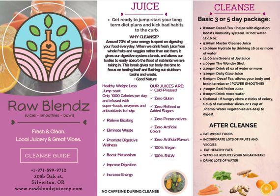 Juice Cleanse Guide! Reset your body every day!