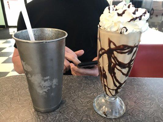 Chocolate milkshake