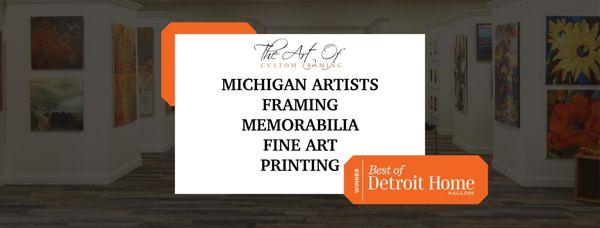 Michigan Artists, Framing, Memorabilia, Fine Art, Printing