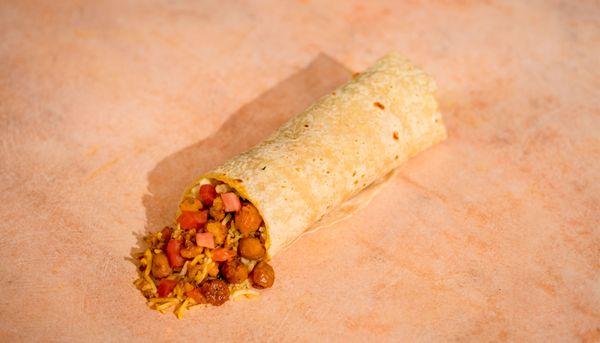 Chana Masala Burrito