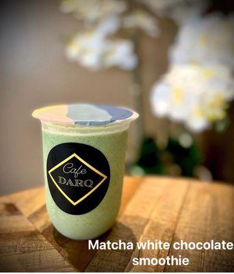 Matcha white chocolate smoothie