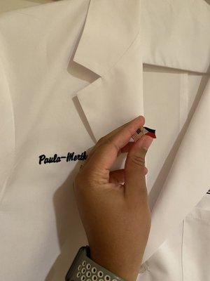 My white coat looks super clean and crisp now