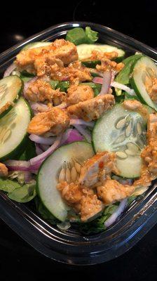 Sweet Onion Chicken Teriyaki as a salad; delicious!