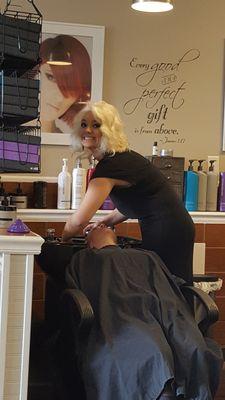 All of our hair services include a Shampoo, cut and style.