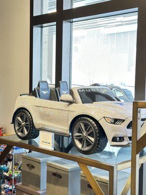 Kids mustang toy car