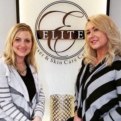 Kerri Coates, LE and Paula DeCaro, LE - Co-Owners and Licensed Aestheticians of Elite Laser & Skin Care Center