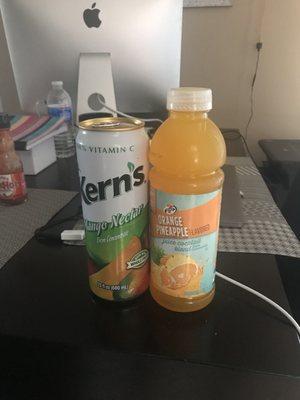 Mango nectar concentrate, orange pineapple juice cocktail