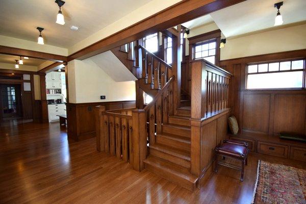 Quartersawn Oak Staircase