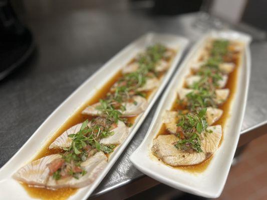 Hamachi carpaccio