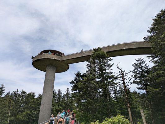 Clingmans Dome observation deck