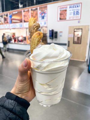 Churro ice cream - personal invention. This needs to be a thing at all Costcos.