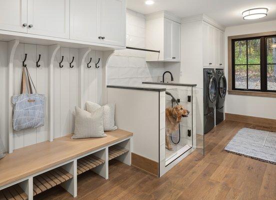 Boyer Building Mudroom/Laundry Room & DOG WASH!  Perfect!