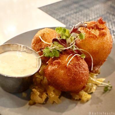 Crawfish beignets