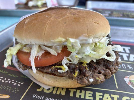 Large Fatburger (1/2 lb.) (kingburger), it used to be juicier! Still good, but not as delicious as I remembered.