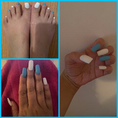 Full set gel pedicure gel