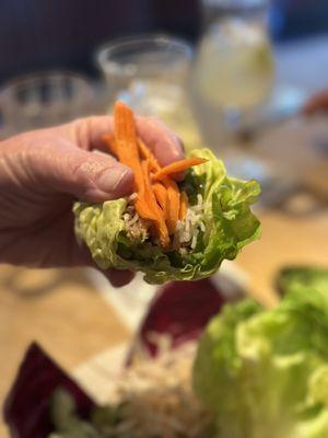 Thai Lettuce Wraps for lunch!! Oh yeah!!