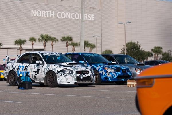 Circuit Motorsports cars at Martins Autocross 2014