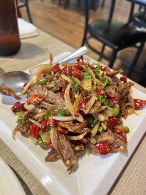 Fried intestines. So good!